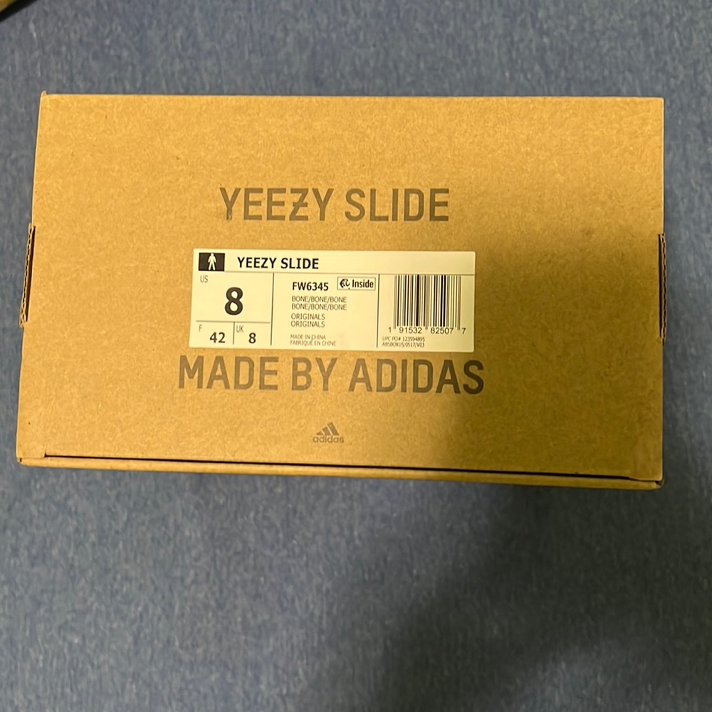 YEEZY YZY SLIDE BONE GOOD CONDITION FW6345 SZ 8